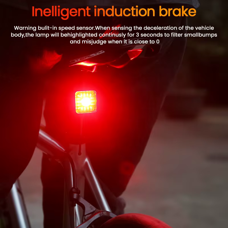 Enquêter arrière de détection de freinage intelligent pour vélo, ensembles avant et arrière, étanche