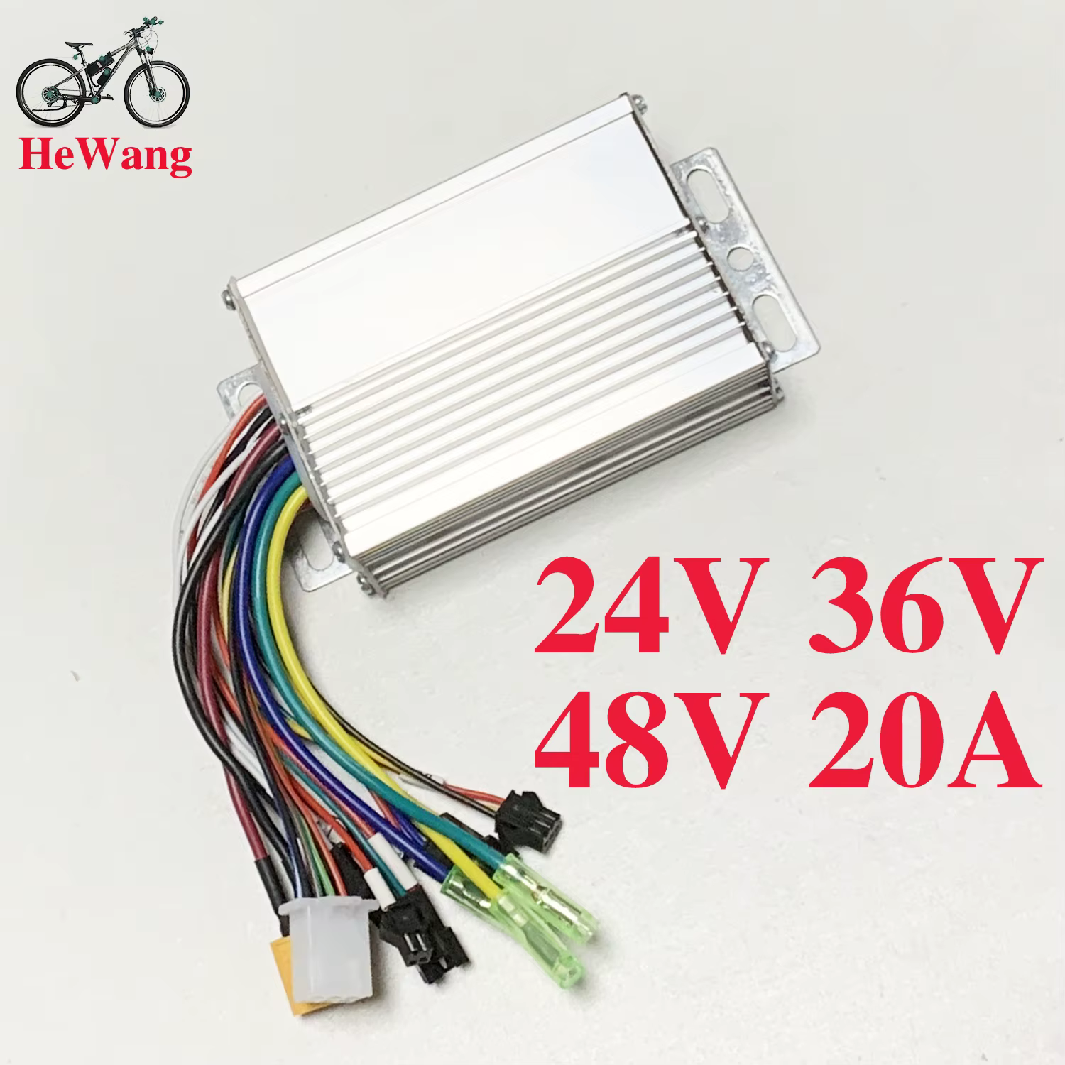 Contrôleur de moteur sans balais pour scooter électrique 24V 36V 48V 20a, onde sinusoïdale à trois m