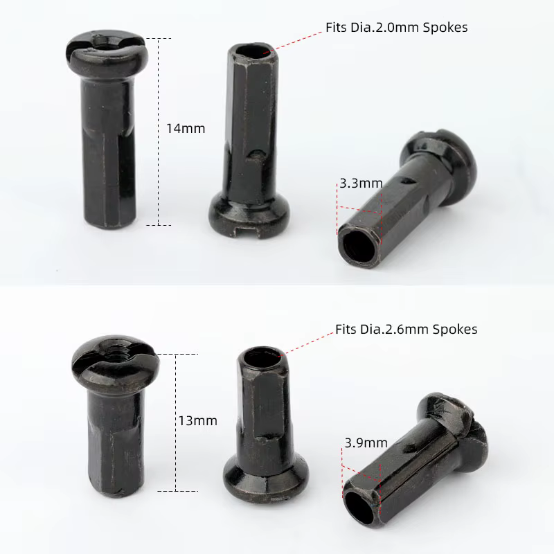 Bouchons de jante en laiton pour roue de vélo de route et VTT, pièces revêtues de cuivre CU Kg, 14G 