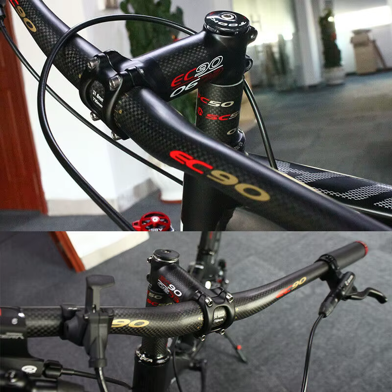 EC90-Guidon VTT ultraléger en fibre de carbone, dimensions 25.4/31.8mm, dimensions 660/680/700/720/7
