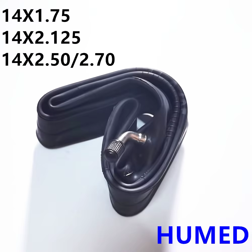 Chambre à air en butyle de 14 pouces, 14x2.125, 14x1.75/2.125/2.50/2.70, pour Scooters électriques, 