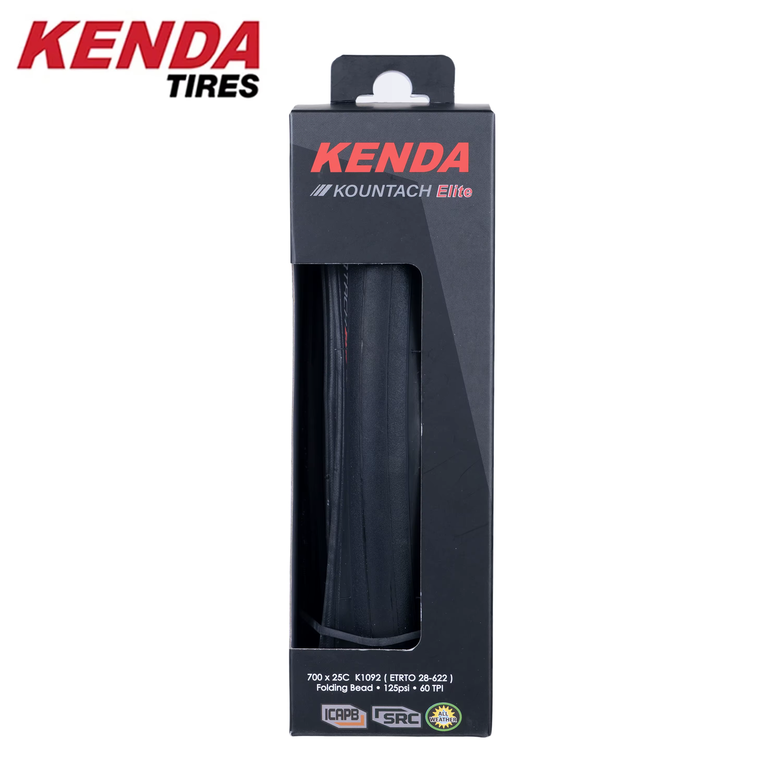 2 pièces Kenda K1092 pneu de vélo 700x25C KOUNTACH ELITE perle pliante pneu de vélo de route bouchon