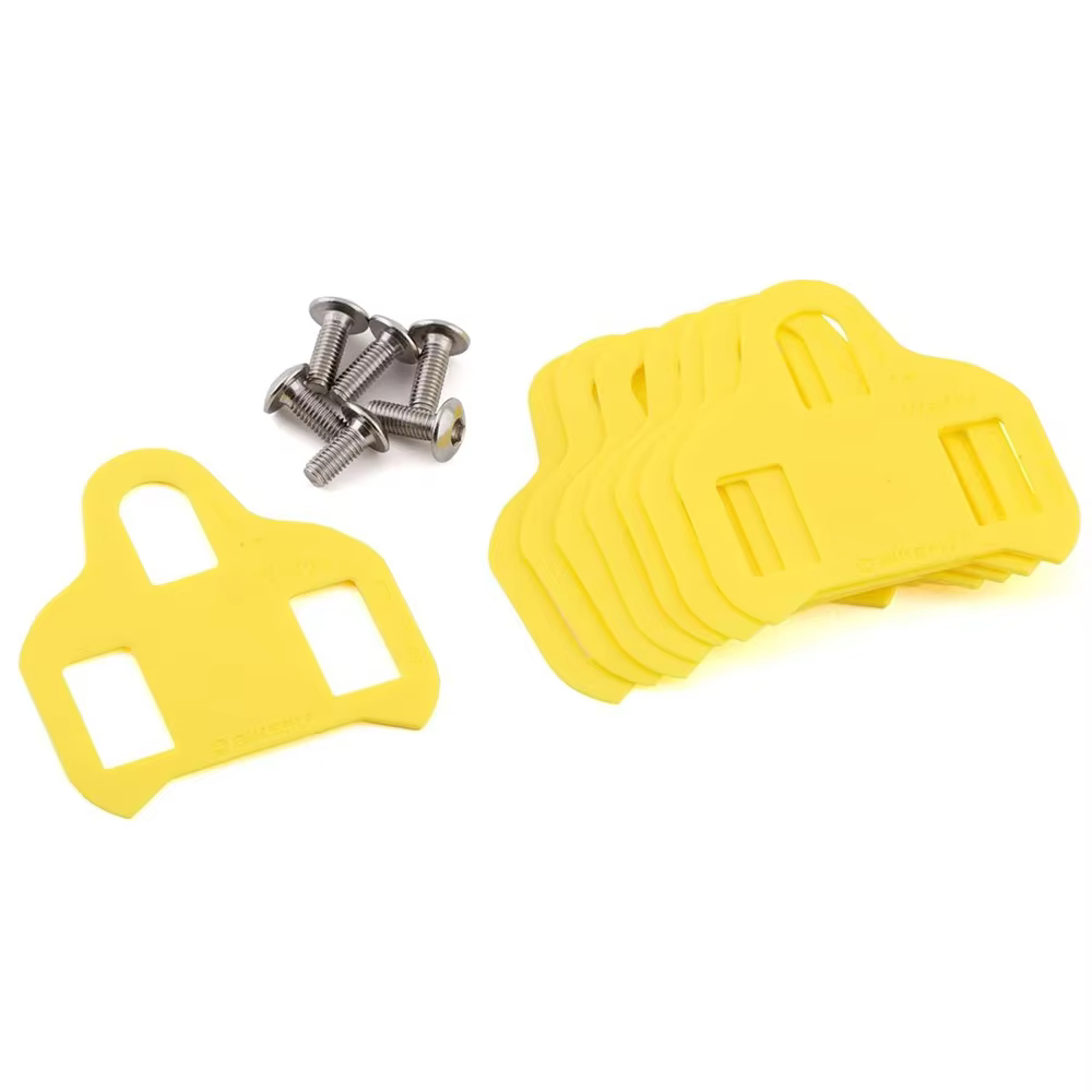 Cales de taquet BikeFit pour Shimano Road SPD-SL KEO & vtt SPD ATAC SpeedPlay manivelle Bros crampon