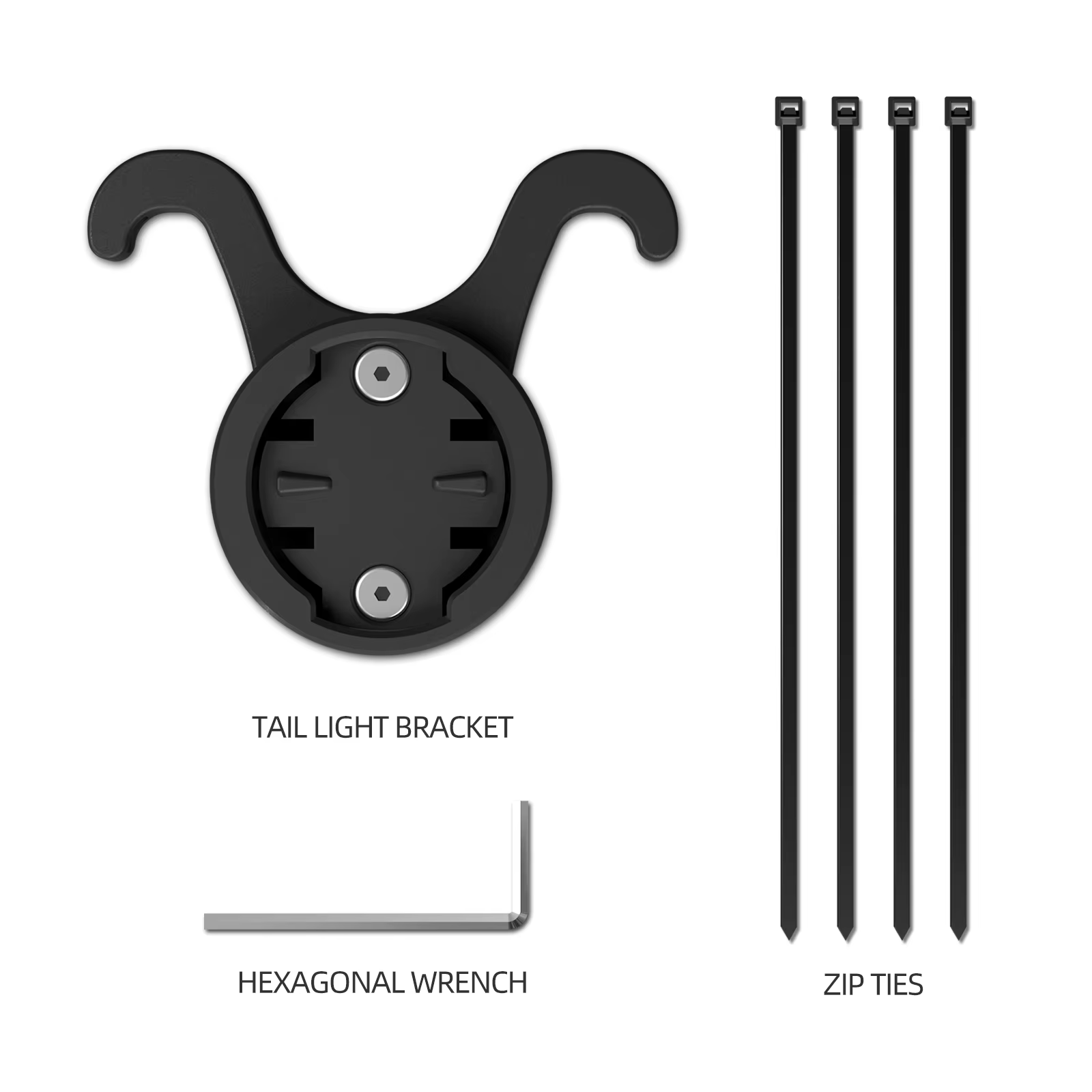 CYCLAMI S11 Support de lampe de selle de vélo, support de tige de selle de vélo, support de tige de 