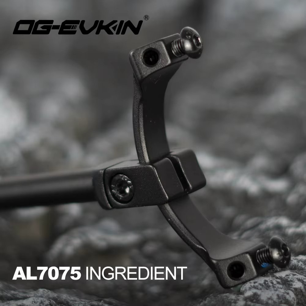 OG-EVKIN FA-026 Support de bouteille de vélo en carbone, extenseur de porte-bouteille en titane pour