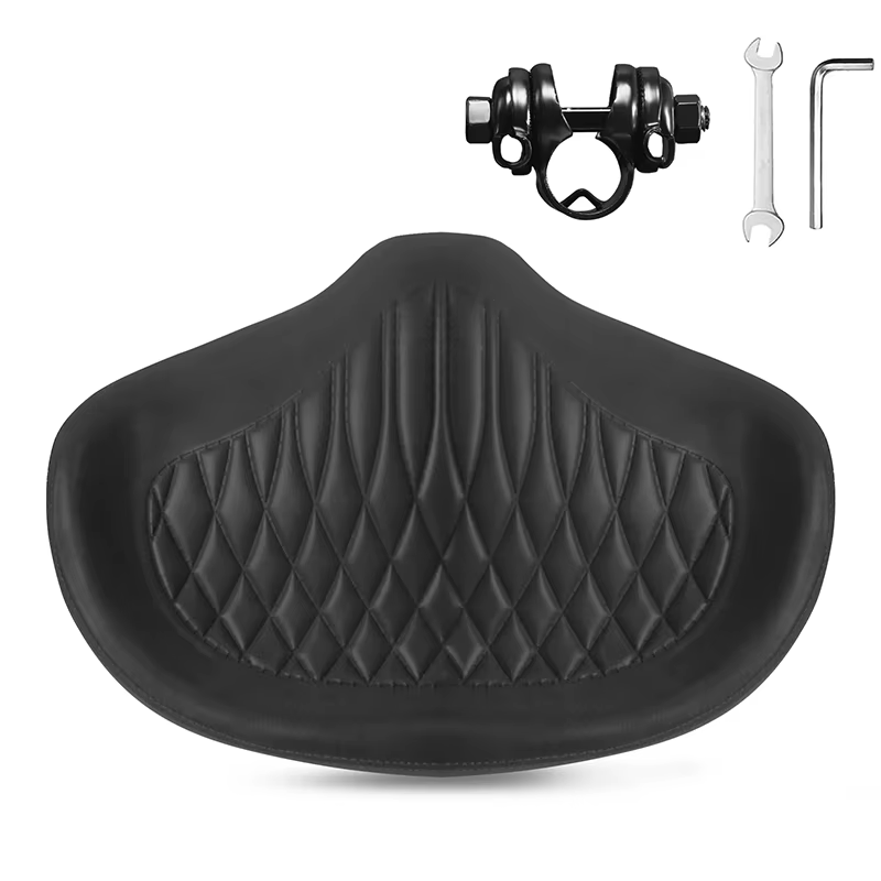 Selle de vélo surdimensionnée BUCKLOS sans embout, coussin de siège de vélo d'exercice, absorption d