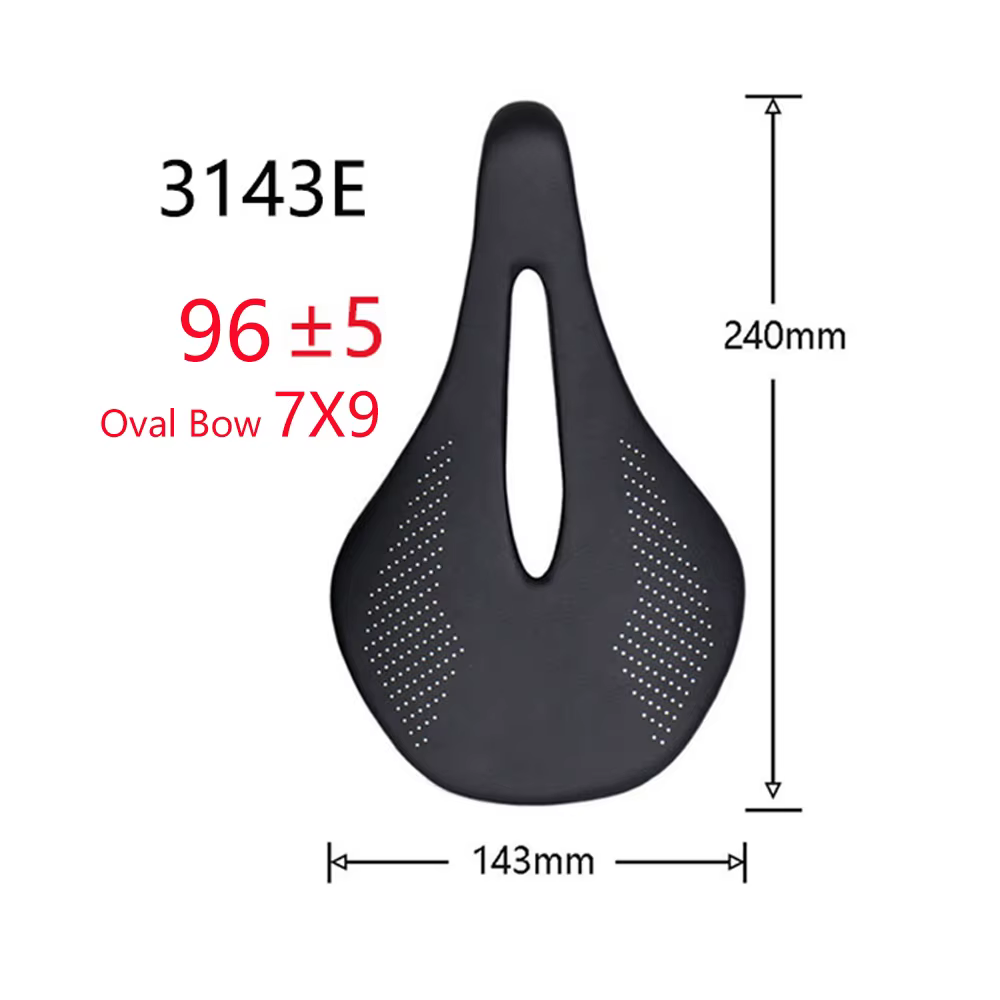 Selle de vélo Super légère entièrement en carbone, 96g, pour vtt/route, Rails en carbone, 240x143/15
