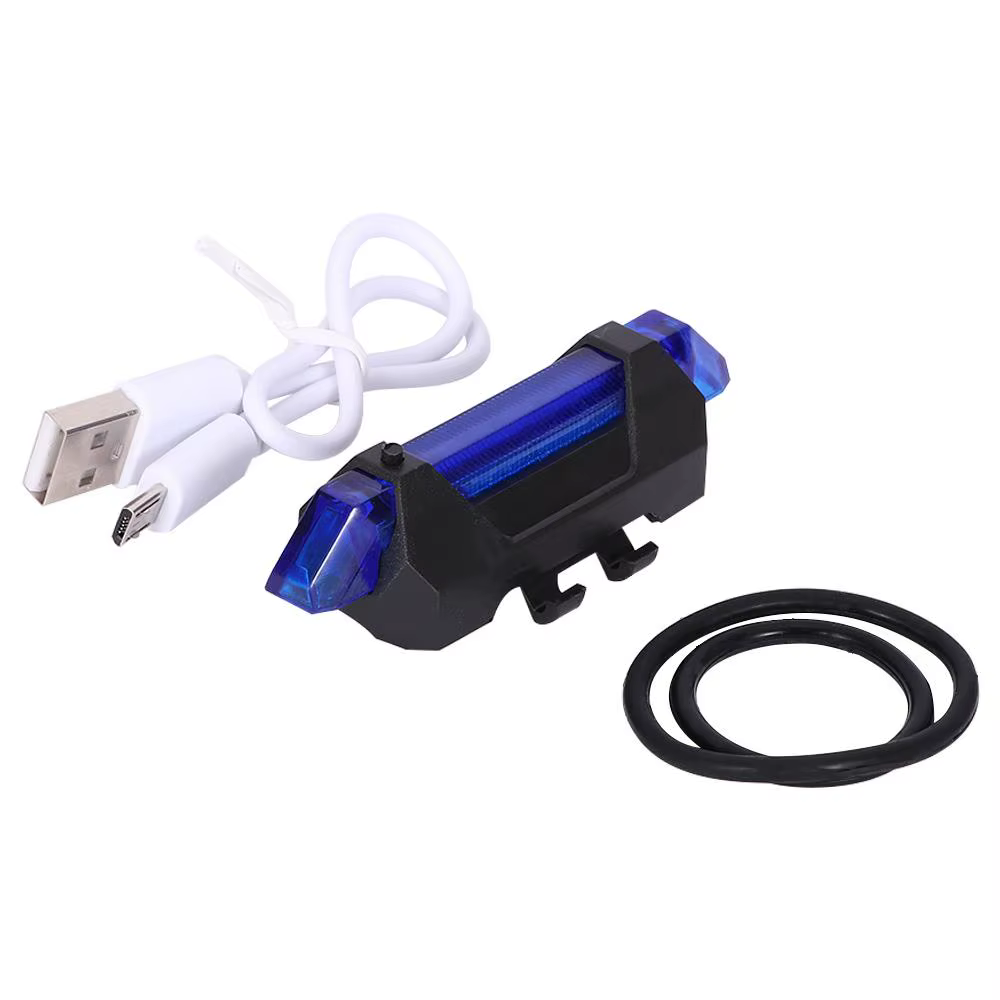 Enquêter arrière de vélo étanche à charge USB, feu arrière flash, accessoires de vélo VTT
