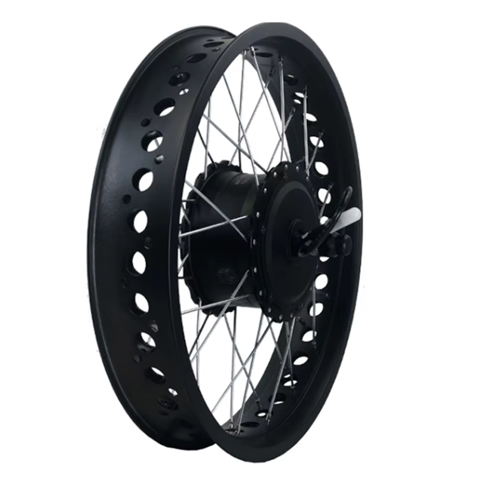 Kit moteur de moyeu arrière pour vélo électrique 36V 48V 500W 750W, pour vélos à pneus larges 20 pou