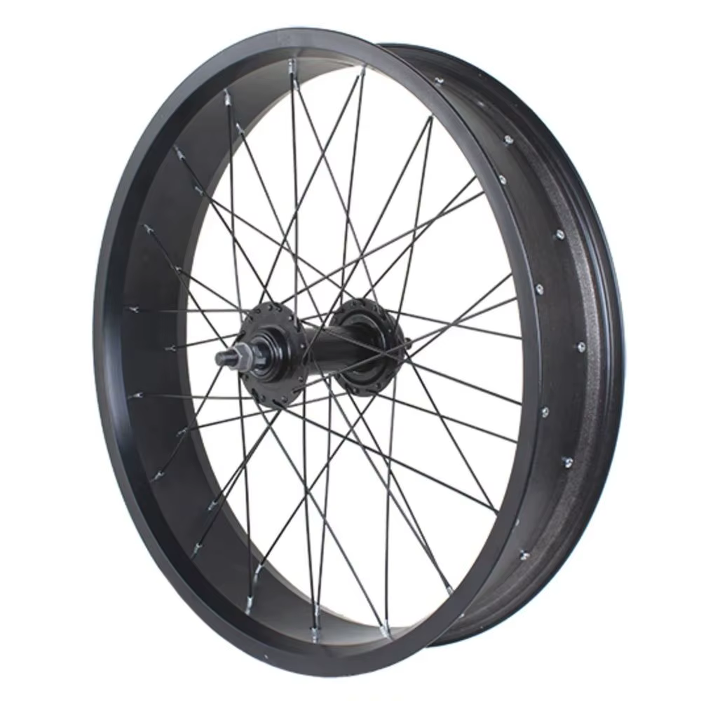 Jeu de roues de vélo de neige 20x4.0, jante large en alliage d'aluminium, pièces de gros vélo ATV de