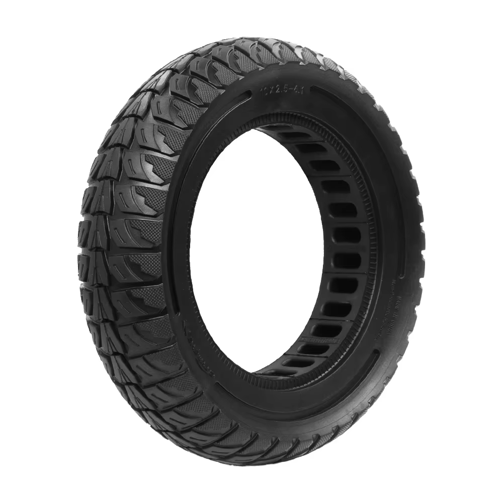 Pneu solide Anti-crevaison tout-terrain 10x2.5-6.1 pour Scooter électrique KUGOO M4/M4 Pro, pièces d