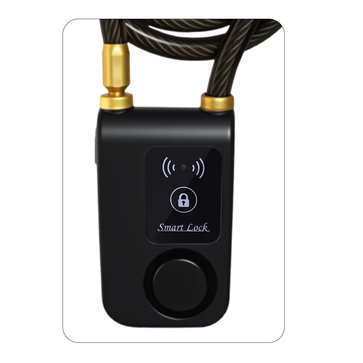 Antivol intelligent pour vélo avec contrôle sans fil par application, alarme antivol, câble en acier