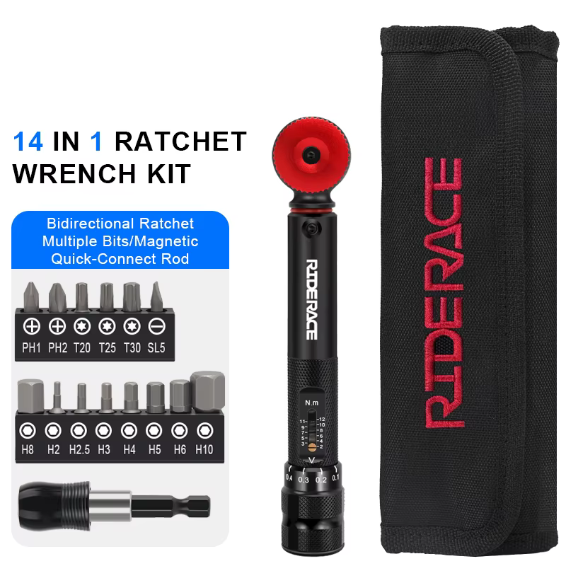 RIDERACE clé Allen de vélo clé à cliquet dynamométrique Portable tournevis de cyclisme sur route ens
