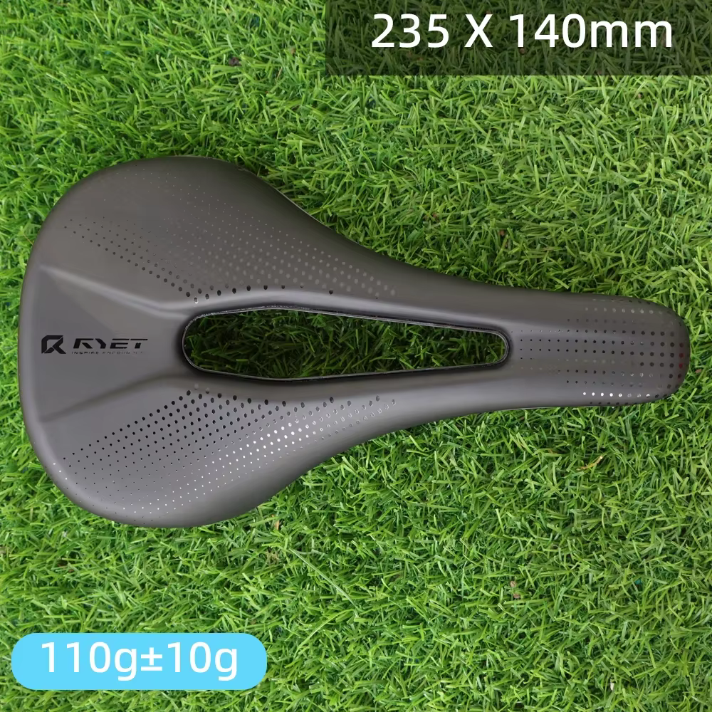 RYET – selle de vélo en carbone imprimée en 3D, 140mm, Super légère, pour course sur route, vtt, piè