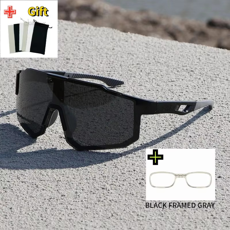 Lunettes de cyclisme lunettes de myopie homme Prescription personnalisée lunettes de soleil polarisé