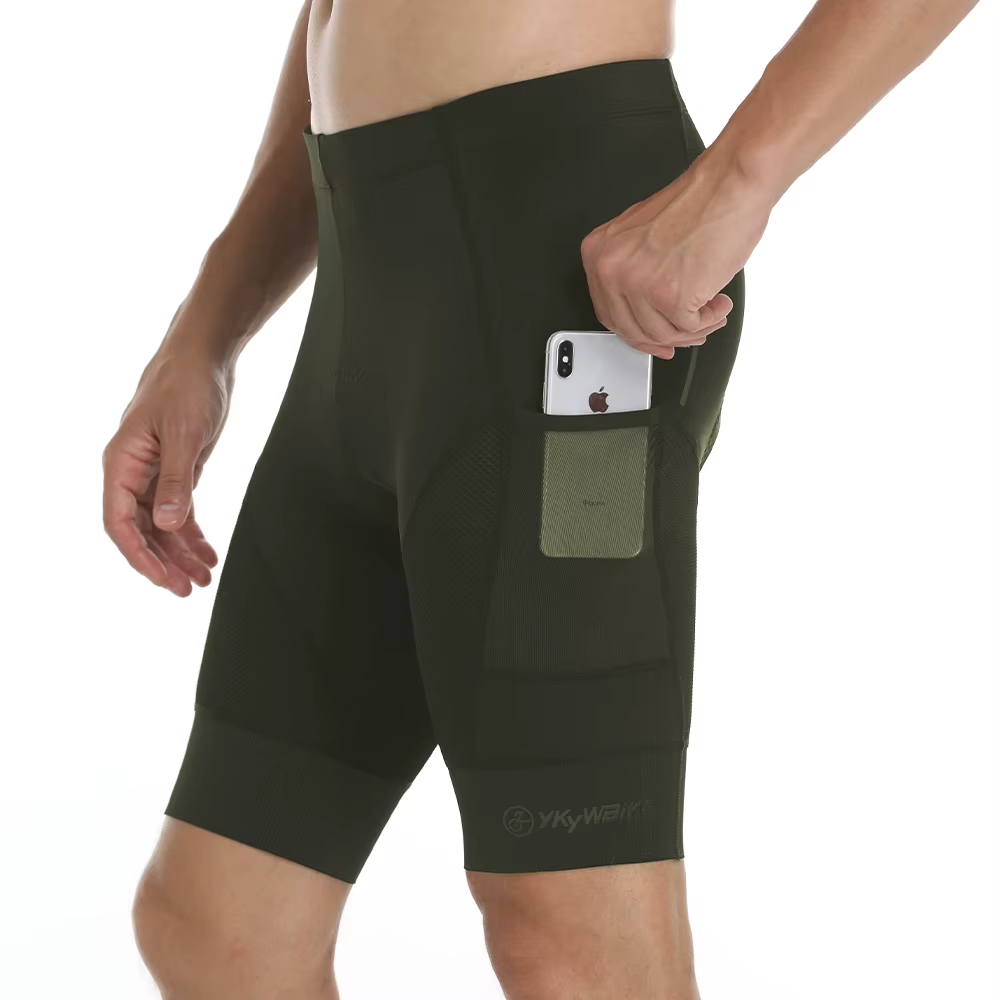 YKYWBIKE short de vélo rembourré de sport pour hommes short de vélo de cyclisme pantalon de vélo de