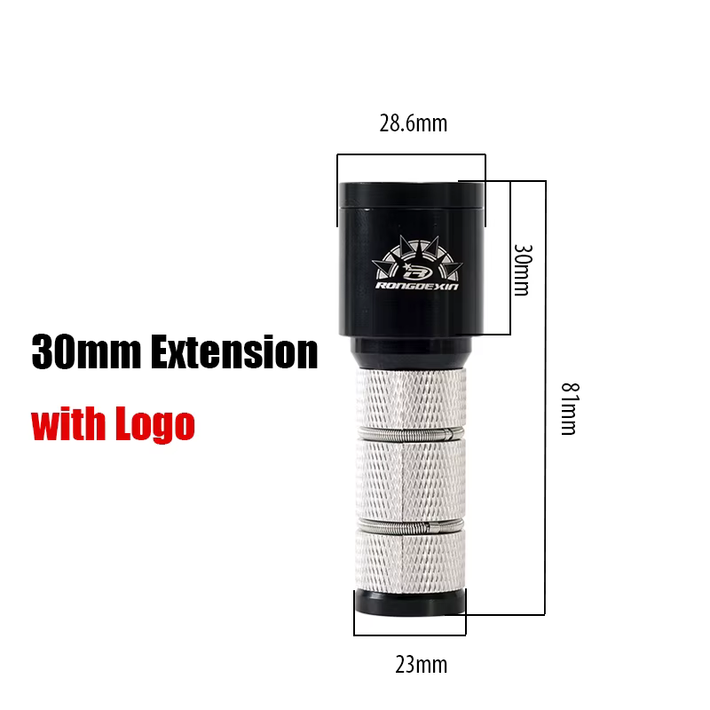 Fourche de vélo cachée 1-1/8 "(28.6mm), Extension de tige de fourche, ajusteur de vélo en Fiber de c