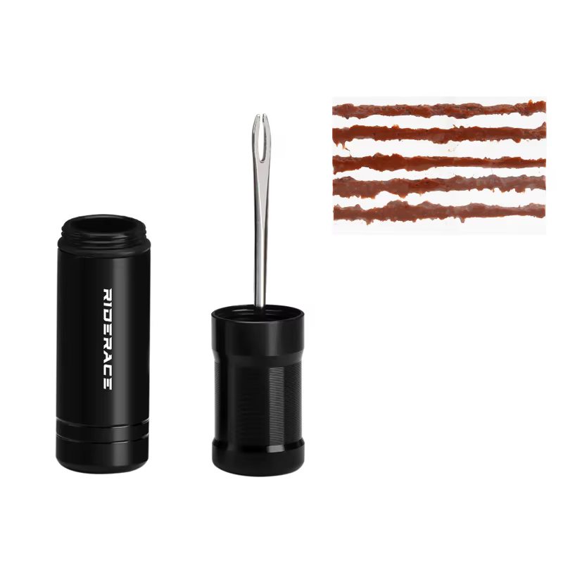 RIDERACE Kit d'outils de réparation de pneus de vélo VTT Tubeless pneu crevaison scellant caoutchouc