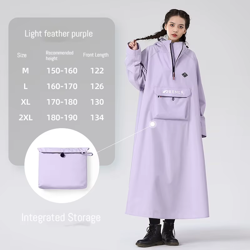 Nouvelle Imperméable Électrique pour Trottinette, Imperméable Épais et Allongé pour une Personne, po