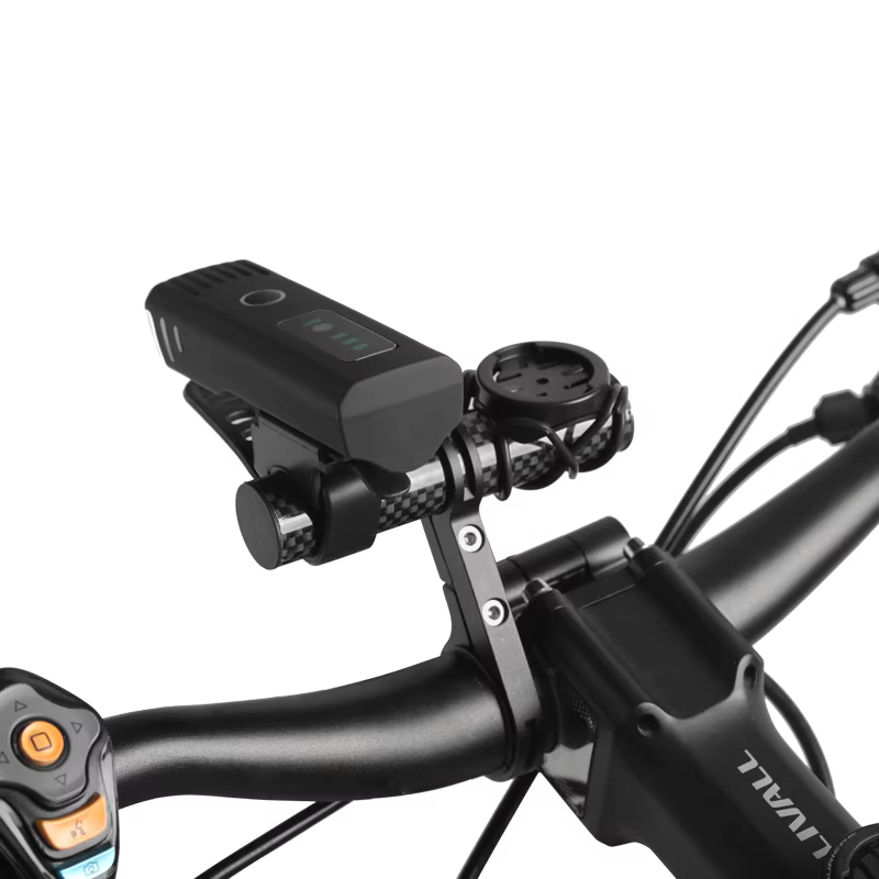 Support de barres de poignée de vélo en alliage d'aluminium, supports en Fiber de carbone pour phare