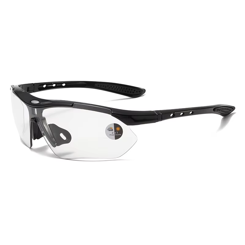 Lunettes de cyclisme photochromiques professionnelles, HD pour une utilisation de jour comme de nuit