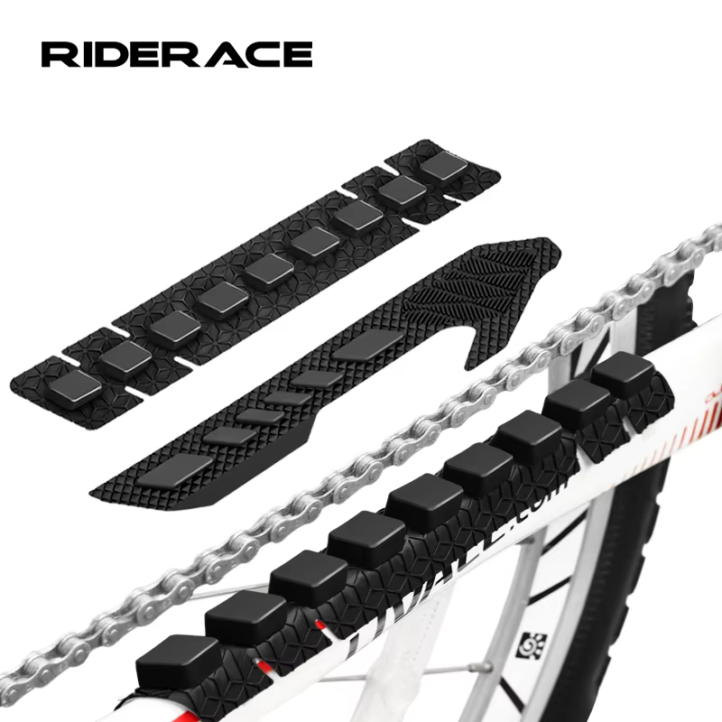 Coussinet de Protection de base de vélo vtt 3D, cadre de maintien de chaîne en Silicone pour cyclism