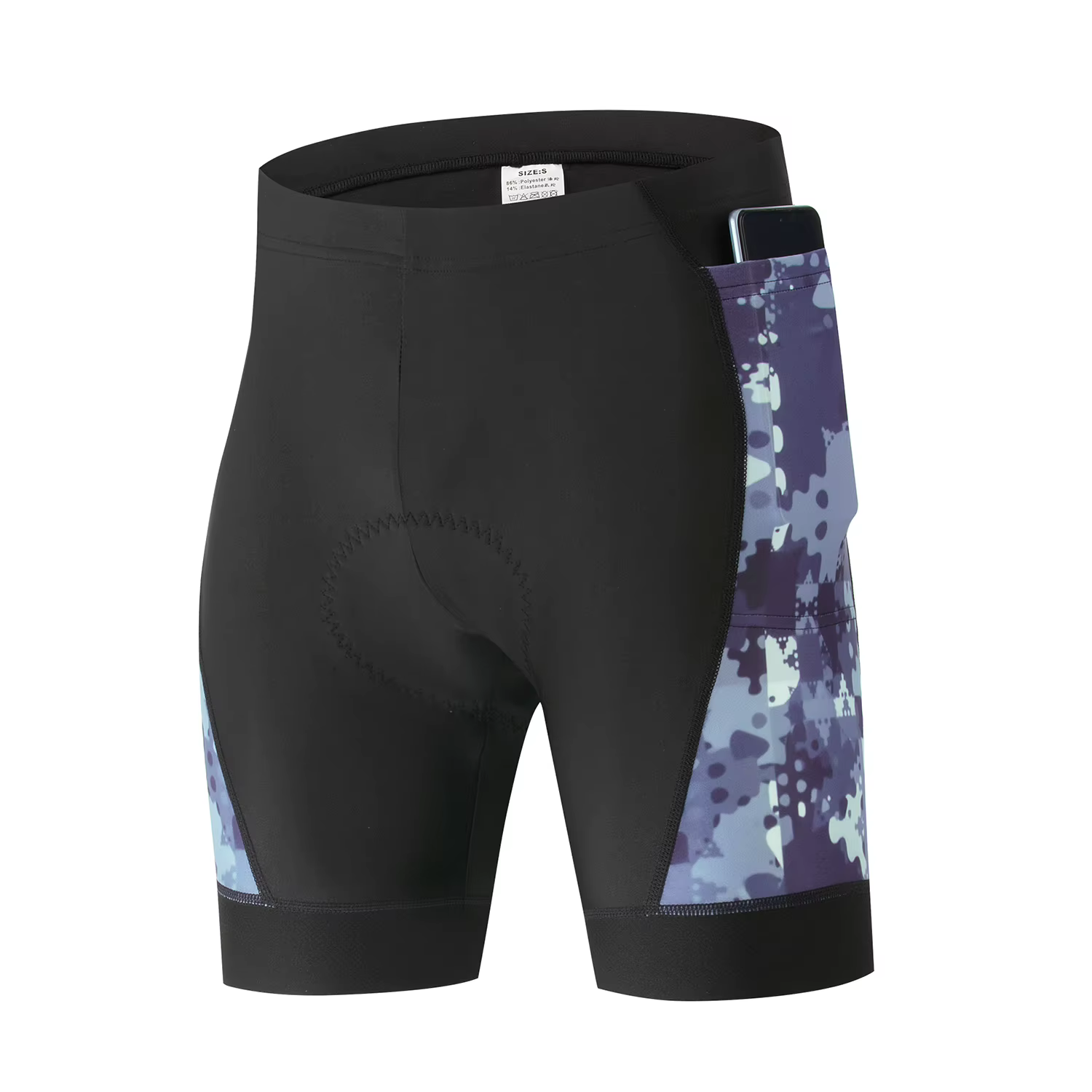 Shorts de cyclisme pour hommes, absorption des chocs professionnelle, rembourrage 5D, réfléchissant,