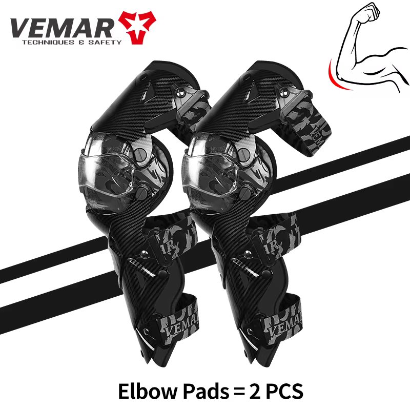 VEMAR E-18H protecteurs de coude de Motocross équipement de moto pour hommes et femmes coque rigide