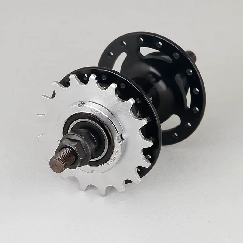 Deemount – roue libre de vélo à pignon fixe, verrouillage du moyeu, 1 vitesse, anneaux de verrouilla