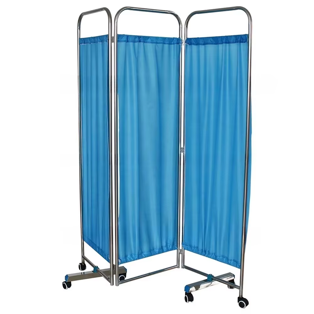 Écran pliant de séparation de pièce d'armoire d'hôpital, écran de séparation de lit d'examen d'hôpit