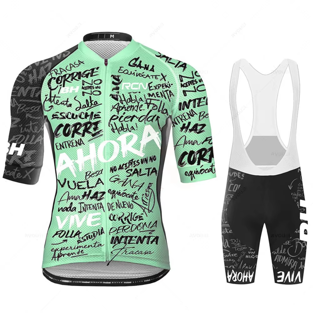 2025 nouveau Rcn Maillot de cyclisme ensemble d'été équipe vélo vêtements vélo de route costume vélo