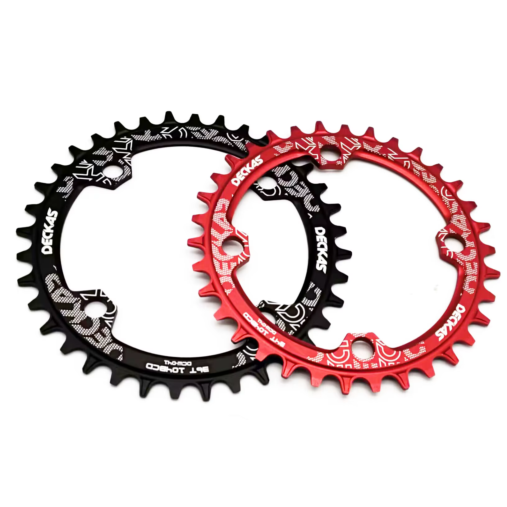 Deckas 104BCD ovale rond étroit large plateau vtt vélo de montagne 32T 34T 36T 38T couronne pédalier