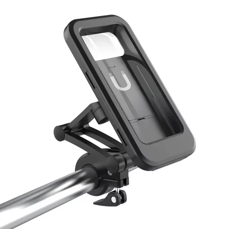 Support de téléphone pour moto à 360 degrés de 6,7 pouces pour smartphones, support de vélo étanche 