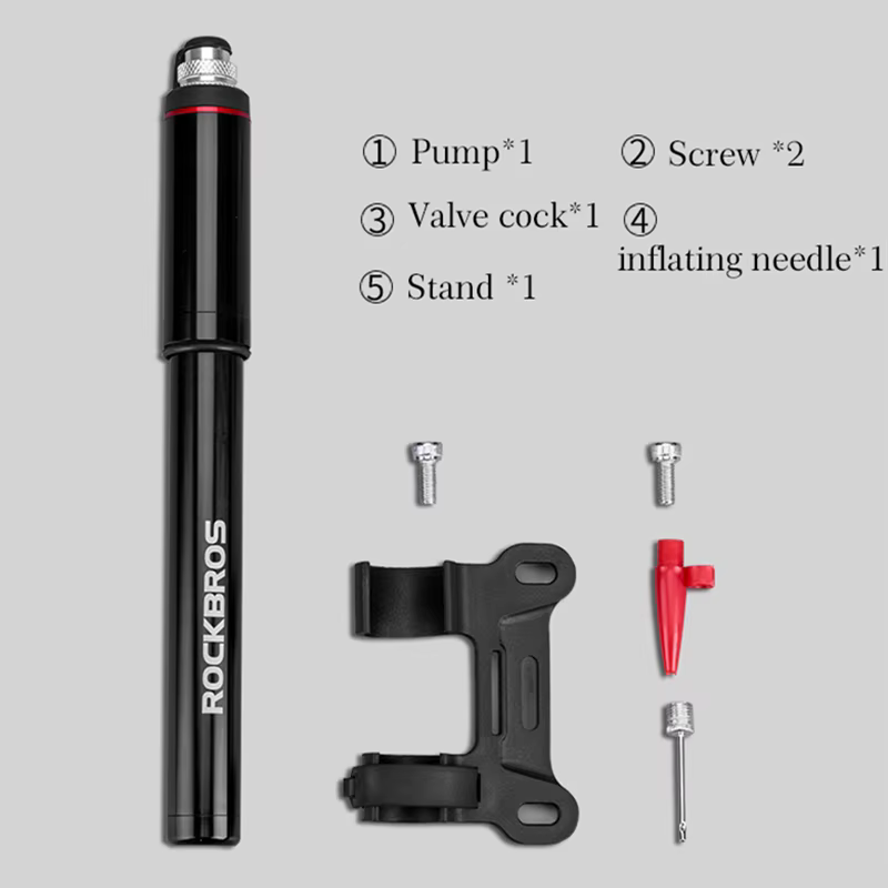 ROCKBROS vélo pompe à vélo en alliage d'aluminium 150PSI haute pression main Mini pompe à vélo pneu 