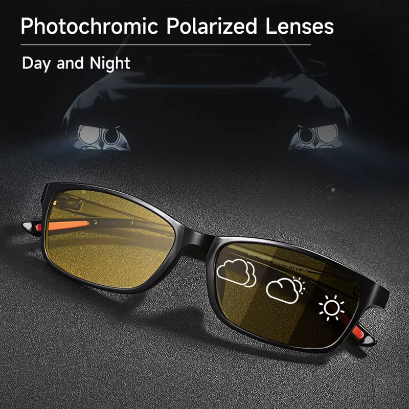 Verres photochromiques lunettes de soleil jour et nuit hommes lunettes de soleil de conduite femmes 