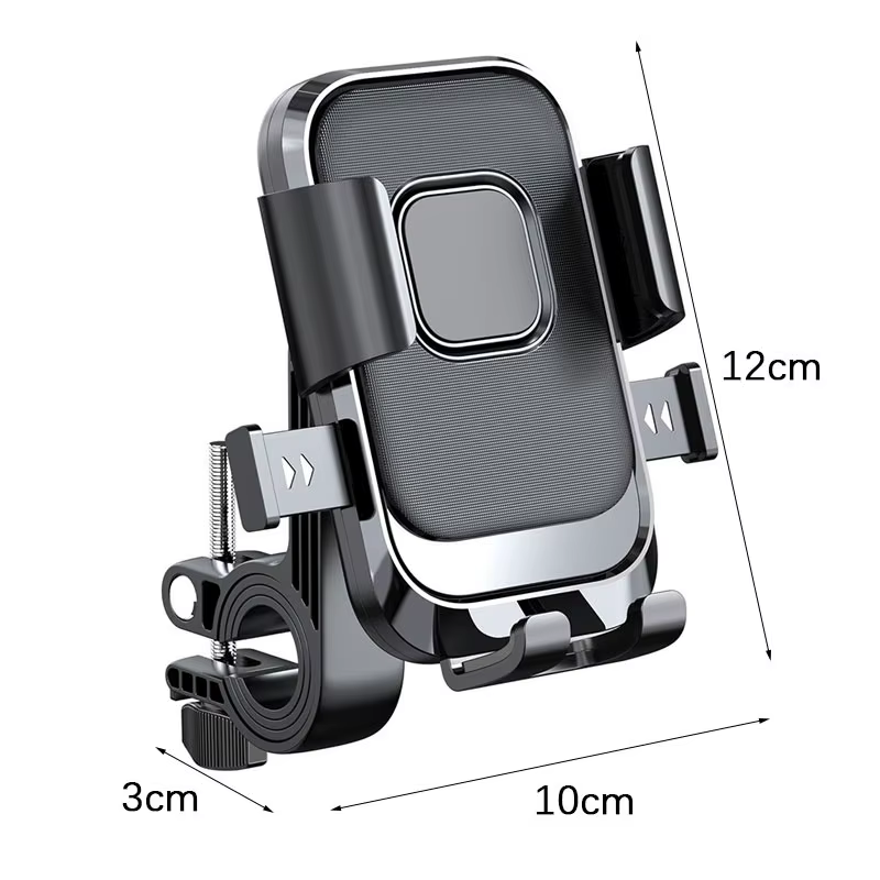 Support de téléphone pour moto, utilisation à une main et rotation à 360° ° Support de téléphone r