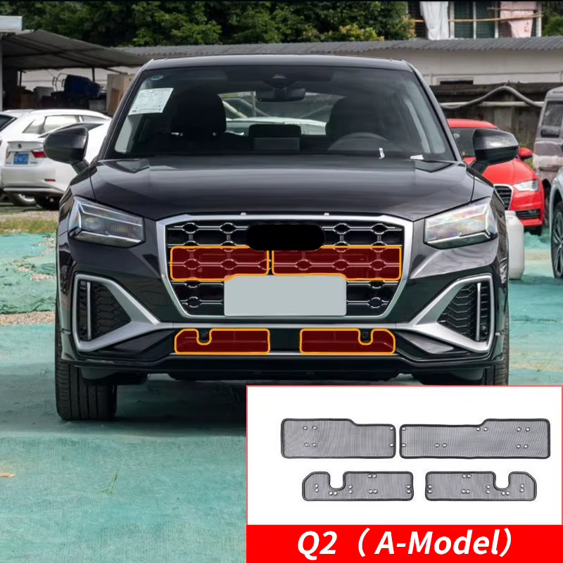 Pour Audi Q2 Q3 Q5 Q7 Q8 2011-2022 2021 2020 Externe Tuning Accessoires Modifiés, Calandre pour Empê