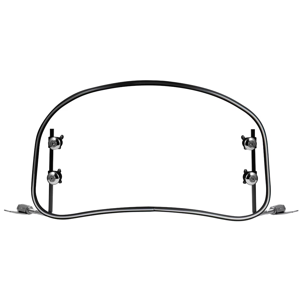 Pare-Brise Universel pour Moto, Scooter, Déflecteur de Vent, Écran, Spomicrophone, Déflecteur d'Air