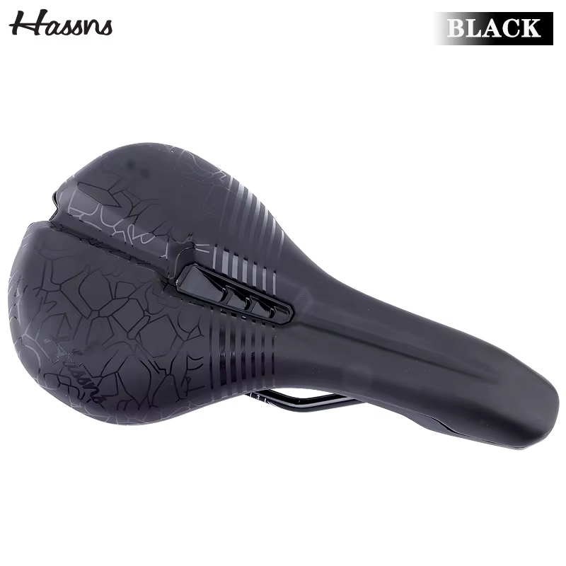 HASSNS Selle de vélo de route et VTT Selin confortable, coussin de selle ergonomique pour le cyclism