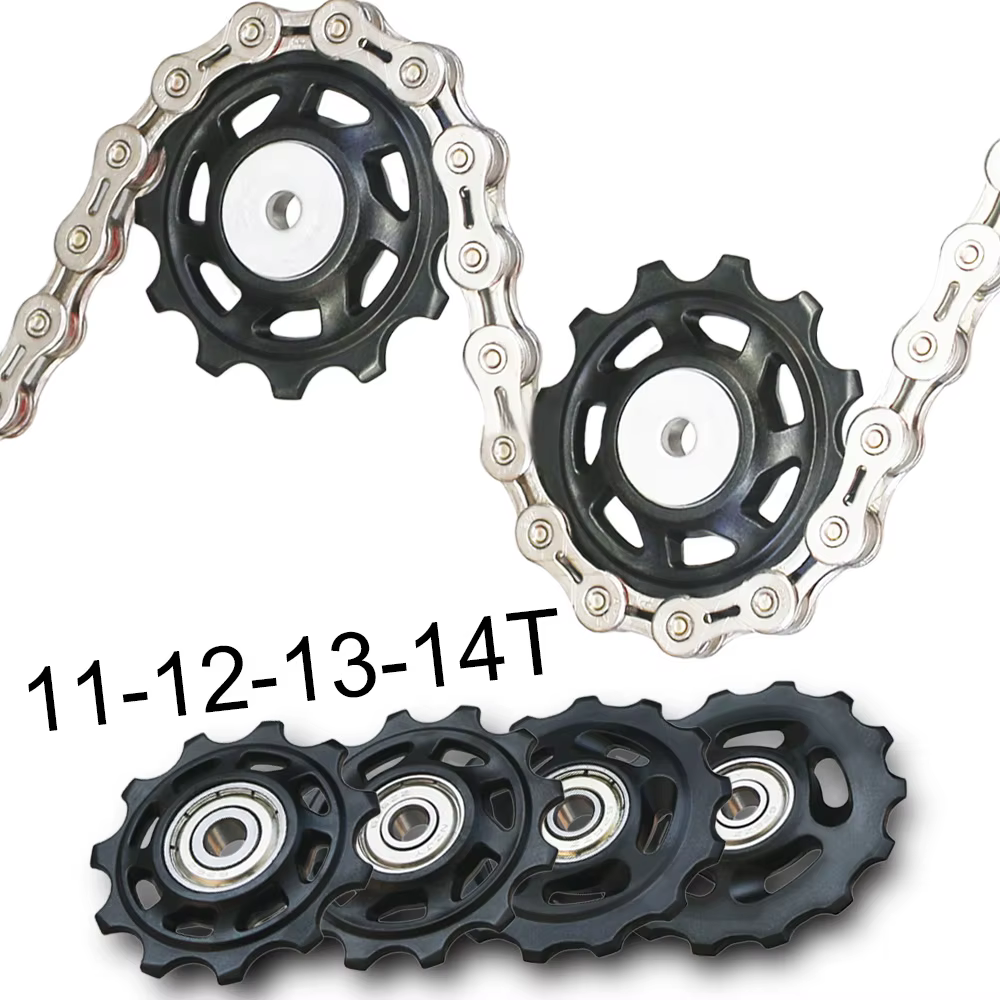 11T 12T 13T 14T roulement vtt vélo roue de guidage arrière vélo de route Jockey dérailleur arrière p