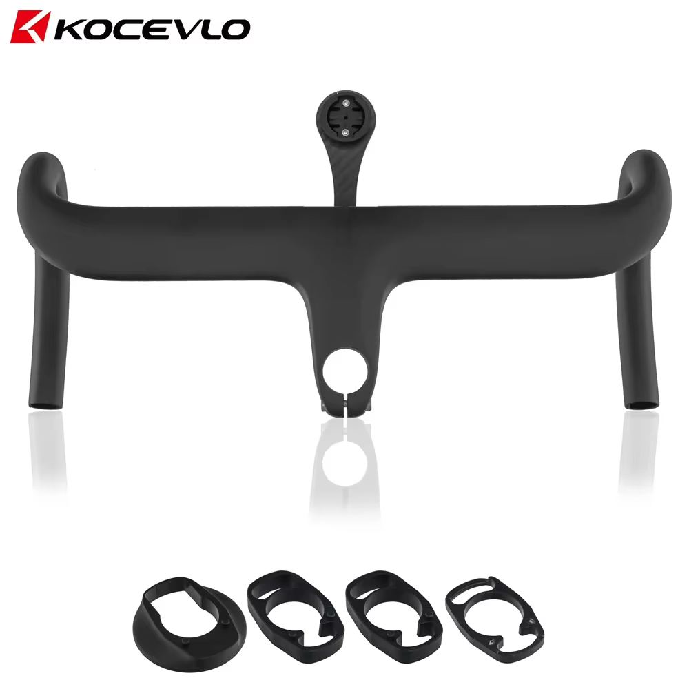 KOCEVLO-Guidon intégré en carbone pour vélo de route Sunmagazines ed, avec entretoises