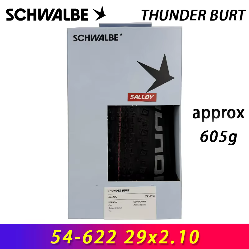 SCHWALBE Original THUNDER BURT 27.5x2.10 29x2.10/2.25/2.35 pneu pliant Tubeless pour XC pistes vtt v