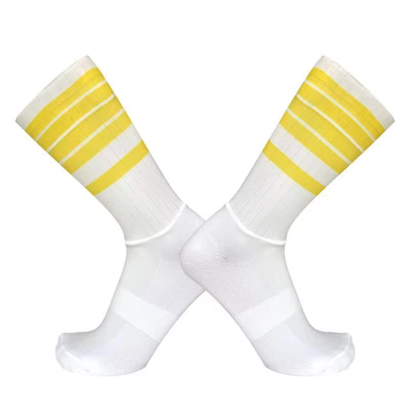Nouvelles Chaussettes de Cyclisme 2026 Aero Antidérapantes en Silicone pour l'Été, Chaussettes de Sp
