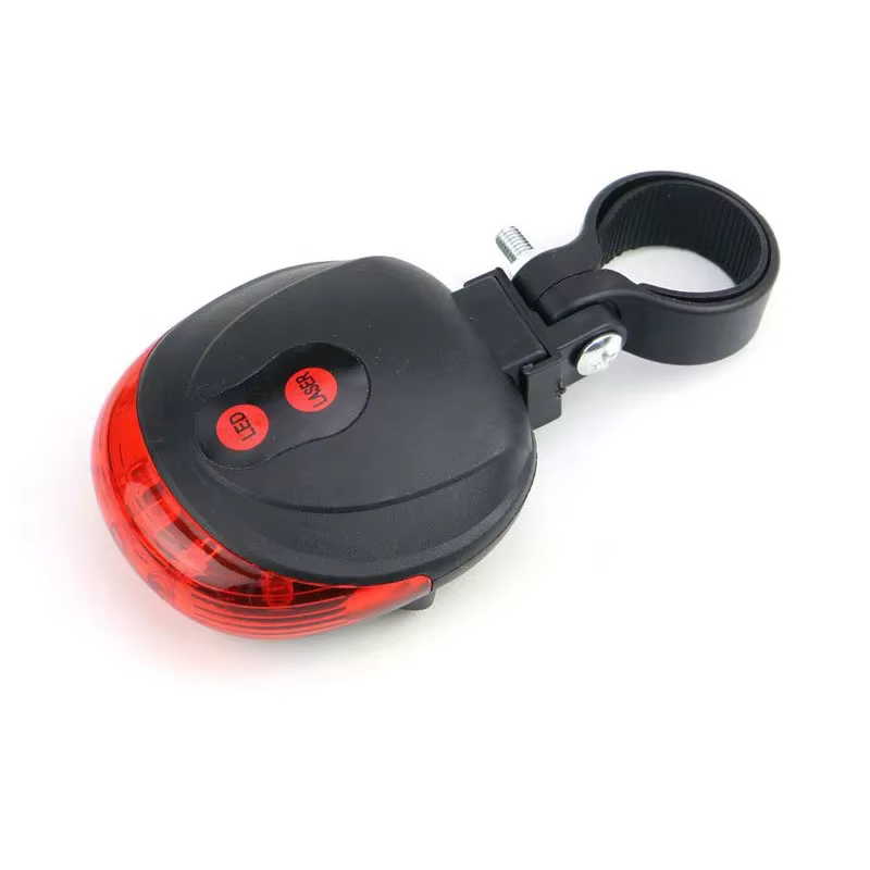 Feu arrière rouge pour vélo de montagne, clignotant Laser, pour la conduite de nuit, voyant d'averti