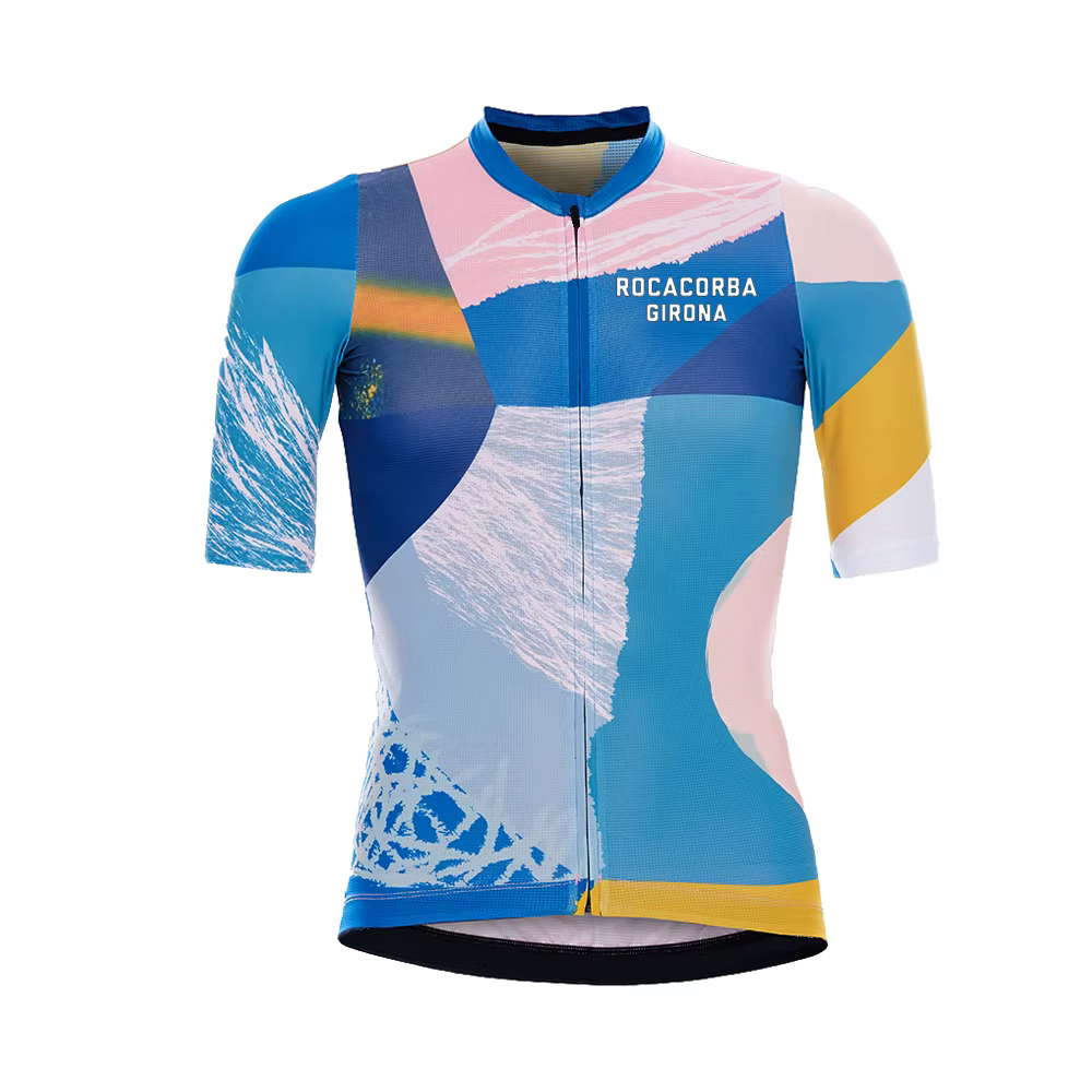 Rocacorba-Maillot de cyclisme de l'équipe Girona pour homme, vêtements de vélo respirants, vêtements