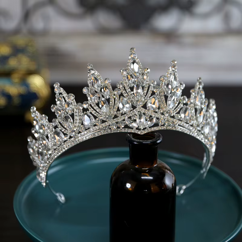 Diadèmes de mariée accessoires de cheveux de luxe complet Zircon couronnes de mariage diadème coiffu