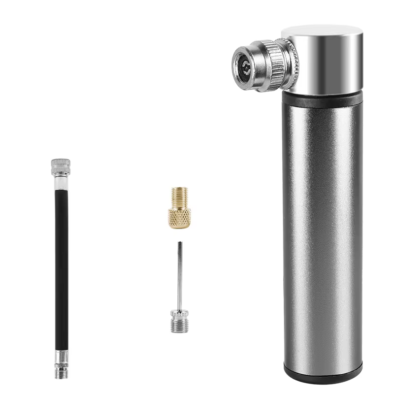 Mini pompe à vélo en alliage d'aluminium pour valves Schrader et Presta, pompe à air manuelle pour V