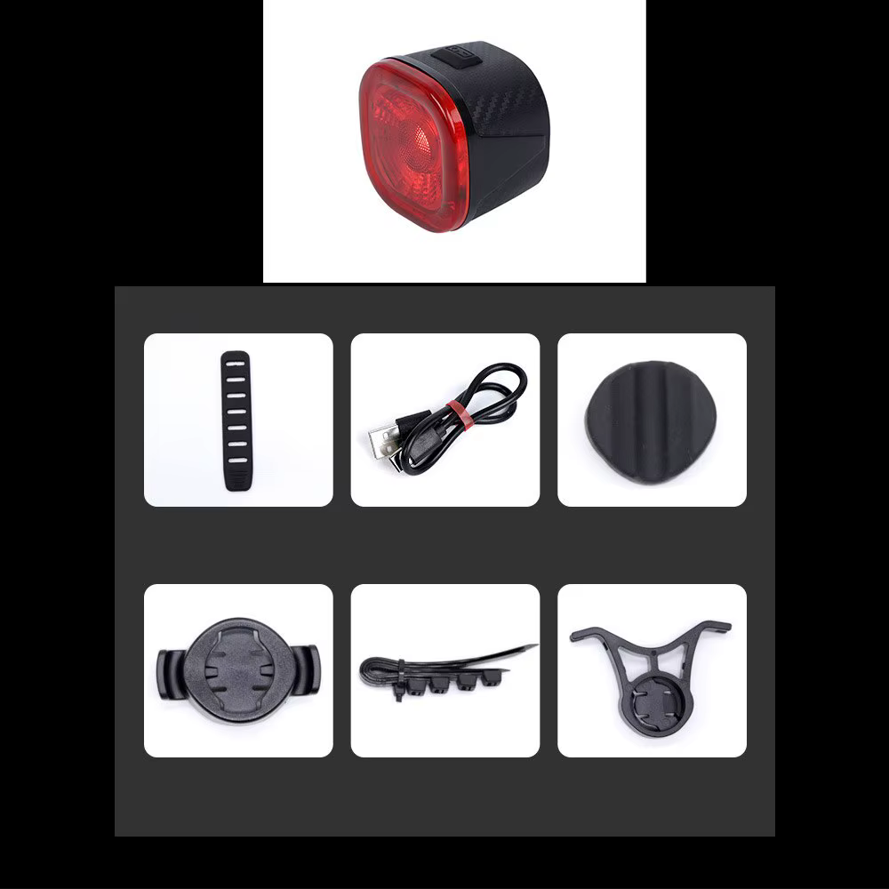 OFFBONDAGE-enquêter arrière intelligent IPx6 de type C pour vélo, éclairage LED pour cyclisme, stop 