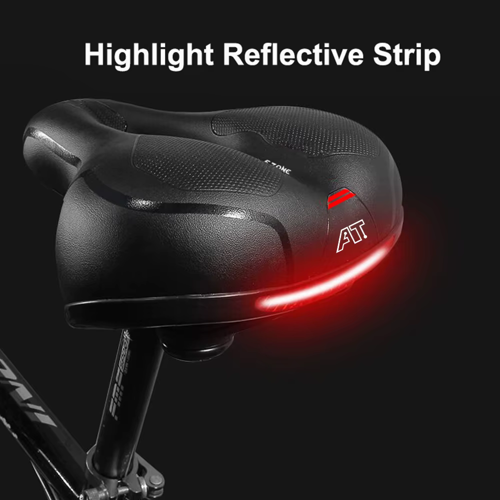 Selle Creuse Respirante de Vélo de Route et VTT pour Homme et Femme, Absorbe les Chocs, Confortable,