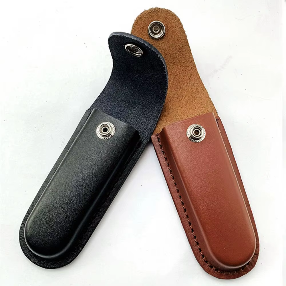 Sac de taille en poudre de cuir multi-outils, fourreau de lame de partenaire, étui de ceinture, clip